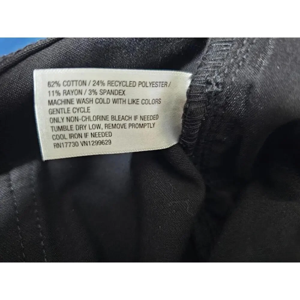 Women's AVA & VIV Jeans Pants High Rise Skinny Size 24 Black Stretch Flat Front - Picture 4 of 11